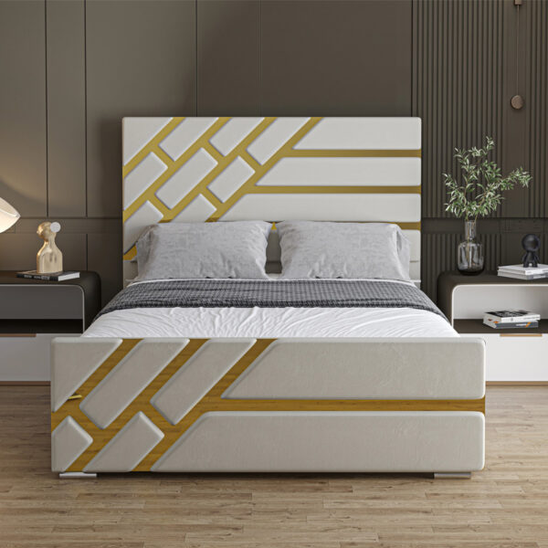 Diamond Sleigh Bed