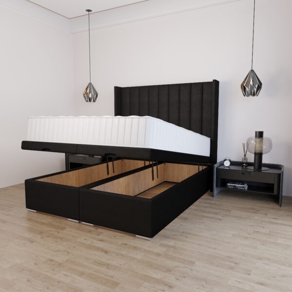 Ebony Ottoman Bed
