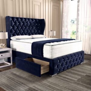 Aurora Winged Headboard Divan Bed